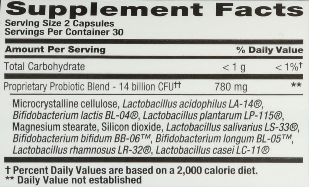 Nutrition Now PB 8 Probiotic Acidophilus – Vegetarian, 60 Count