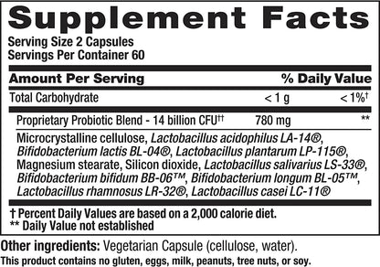 Nutrition Now PB8 Pro-Biotic Vegetarian Acidophilus – Pack of 3 x 120 Vegetarian Capsules