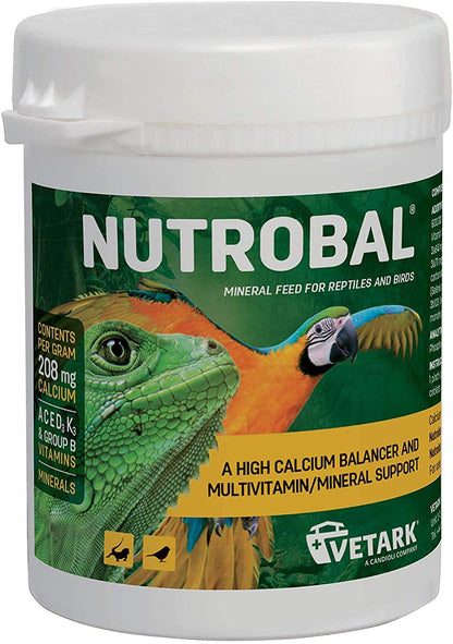 Nutrobal 100g Calcium Balancer & Multivitamins for Reptiles