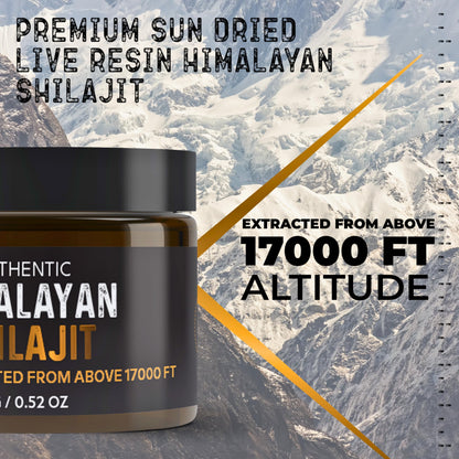 NutroTonic Authentic Himalayan Shilajit Resin | 60 Days Sun-Dried, Lab-Tested