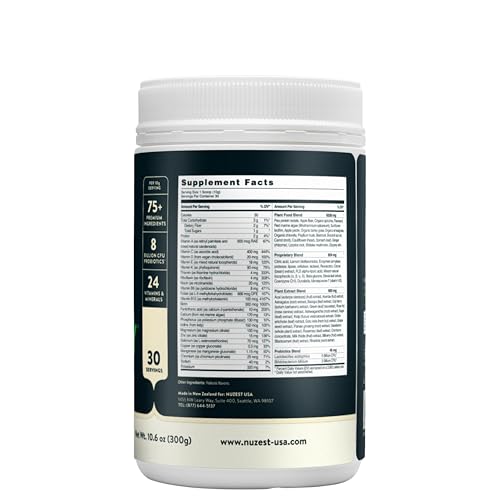 Nuzest Good Green Vitality Greens Powder – Vegan Multivitamin with 75+ Ingredients (300g)