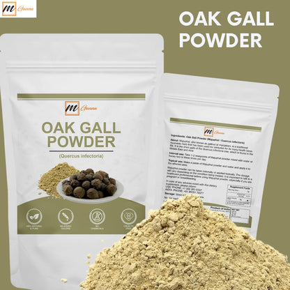 mGanna 100% Natural Oak Gall Powder 0.5 lb | Quercus Infectoria Majuphal