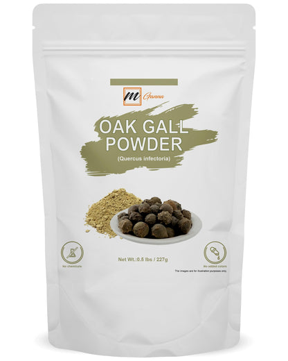 mGanna 100% Natural Oak Gall Powder 0.5 lb | Quercus Infectoria Majuphal