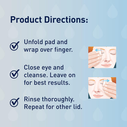 OCuSOFT Lid Scrub Original – 30 Count with 5 Extra Pads | Doctor-Recommended Eyelid Cleanser