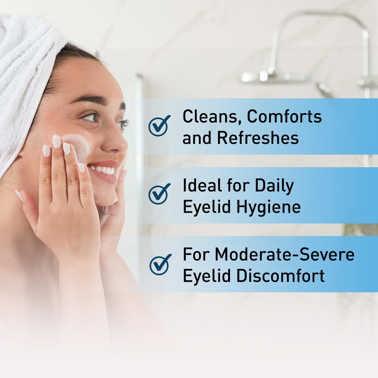 OCuSOFT Lid Scrub PLUS Foam – Instant Foaming Eyelid Cleanser for Moderate to Severe Eyelid Irritations | 1.68 fl oz