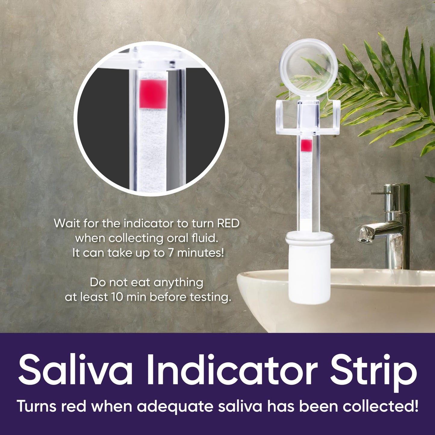 Prime Screen 1 Pack 6-Panel Saliva Drug Test Kit (AMP, COC, MET, OPI, PCP, THC) – Employment & Insurance Testing – ODOA-166