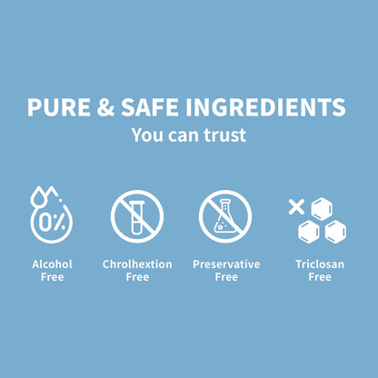 oh care Kids Mouthwash P113+ Peptide - Fluoride Free, Alcohol Free, Mint 11.08 oz