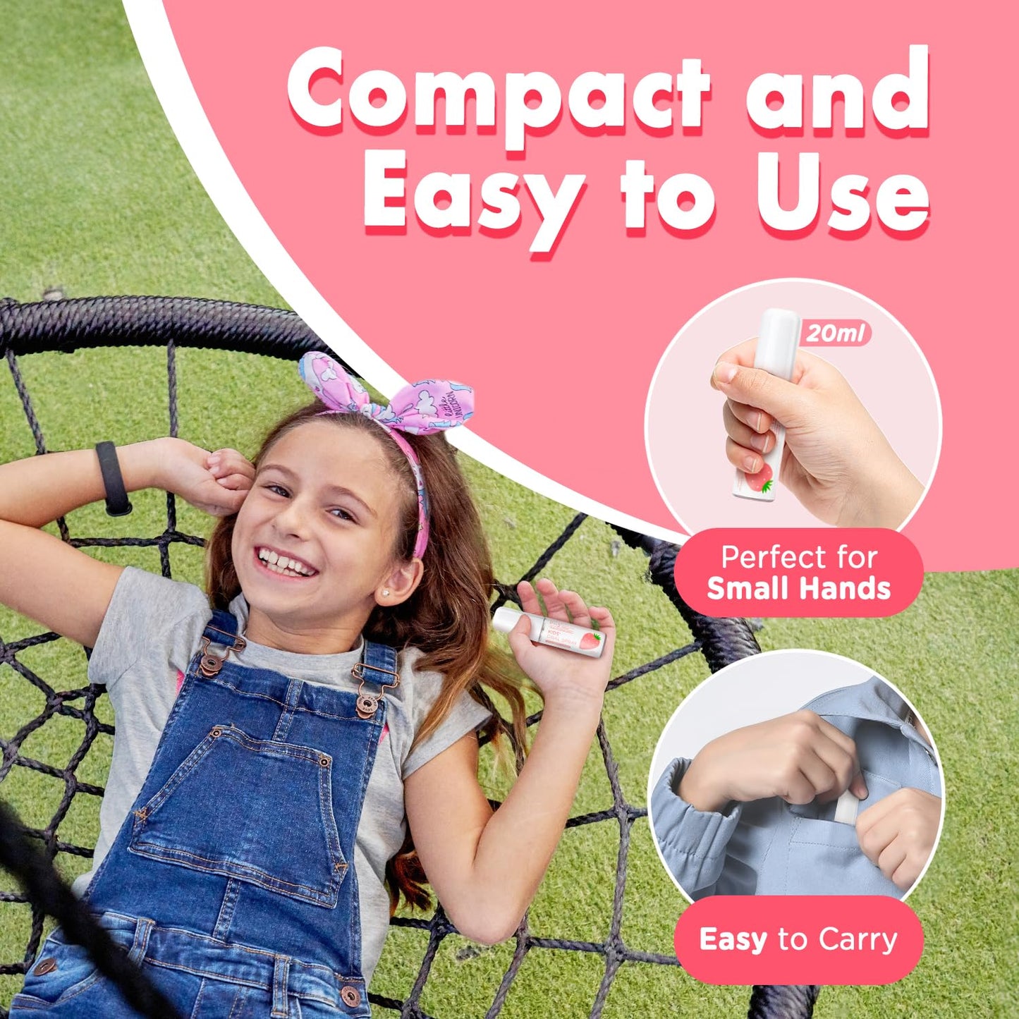 oh care Mouth Spray for Kids – Cavity Protection, Fluoride Free, P113+ Antibacterial Peptide (Ages Newborn–12) – Grape