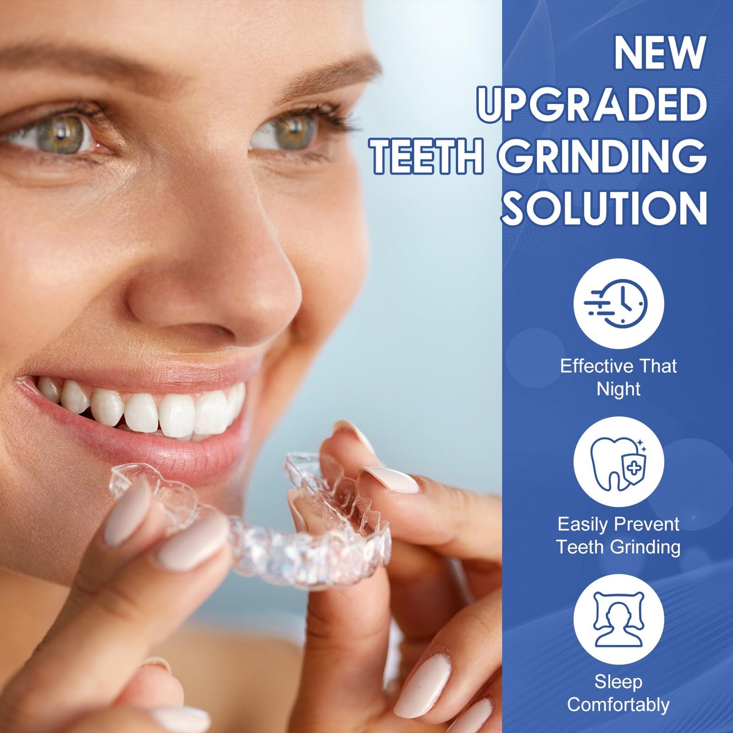 OHALEEP Anti Grinding Mouth Guard for Night Teeth Clenching