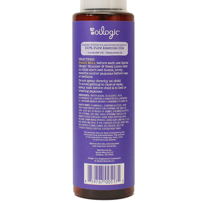 Oilogic Slumber & Sleep Linen Mist for Babies – 2-Pack | 100% Pure Essential Oils