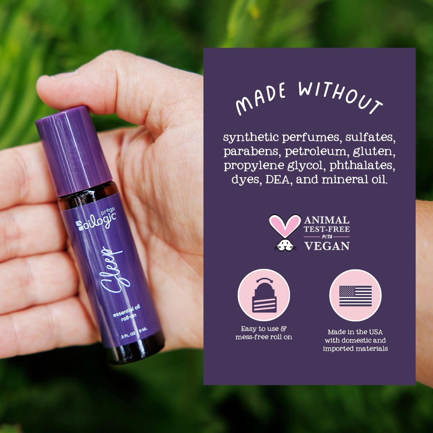 Oilogic Prego Roll-On Essential Oil Set - 3 x 0.3 oz for Pregnancy