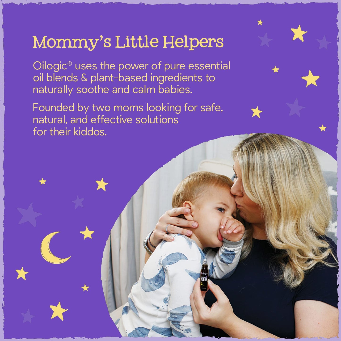 Oilogic Slumber & Sleep Baby Gift Set – Wash, Calming Cream, Sleep Spray & Roll-On Oils