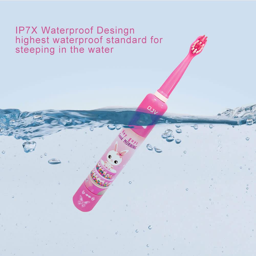 OJV 8620 Musical Kids Toothbrush – 3 Modes, 2-Min Timer, Pink