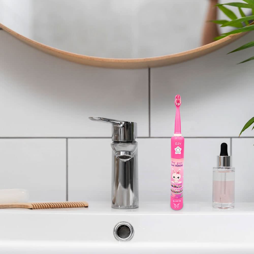OJV 8620 Musical Kids Toothbrush – 3 Modes, 2-Min Timer, Pink