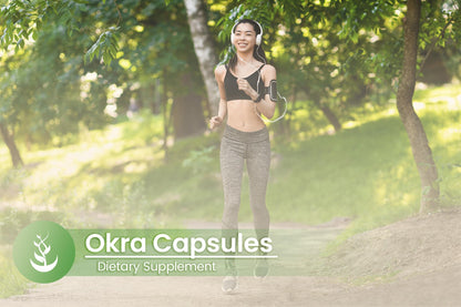 Pure Original Ingredients Okra Extract (100 Capsules) – Always Pure, No Additives or Fillers