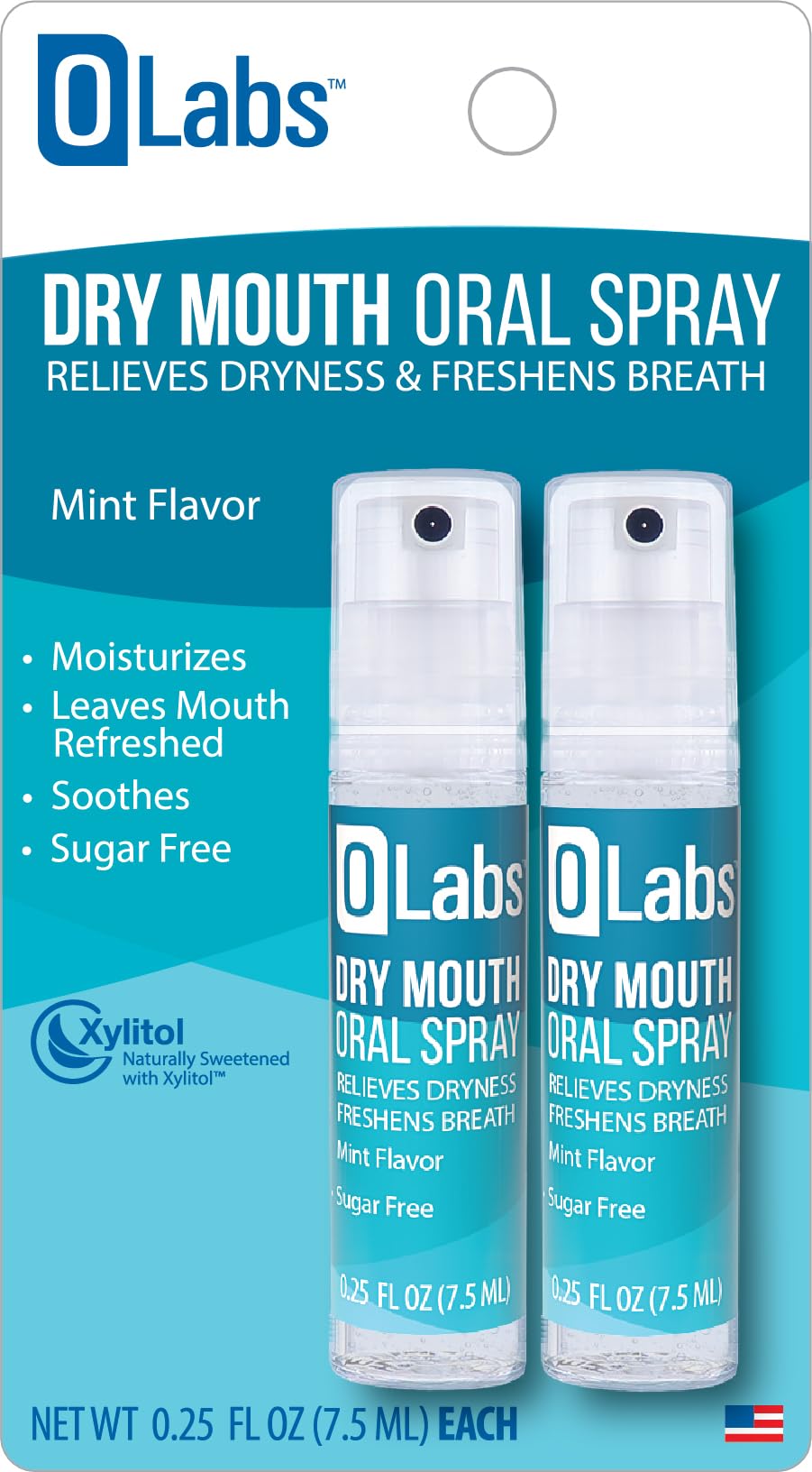 OLabs Dry Mouth Spray – Mint Flavor | Sugar Free & Alcohol Free Value Pack