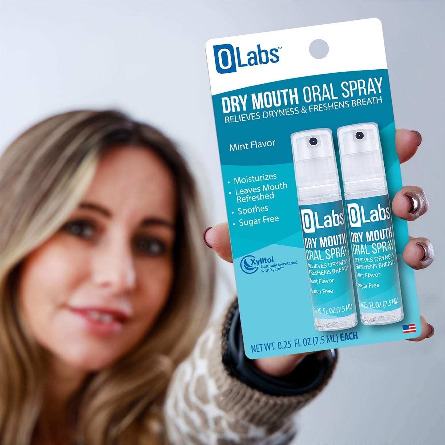OLabs Dry Mouth Spray – Mint Flavor | Sugar Free & Alcohol Free Value Pack