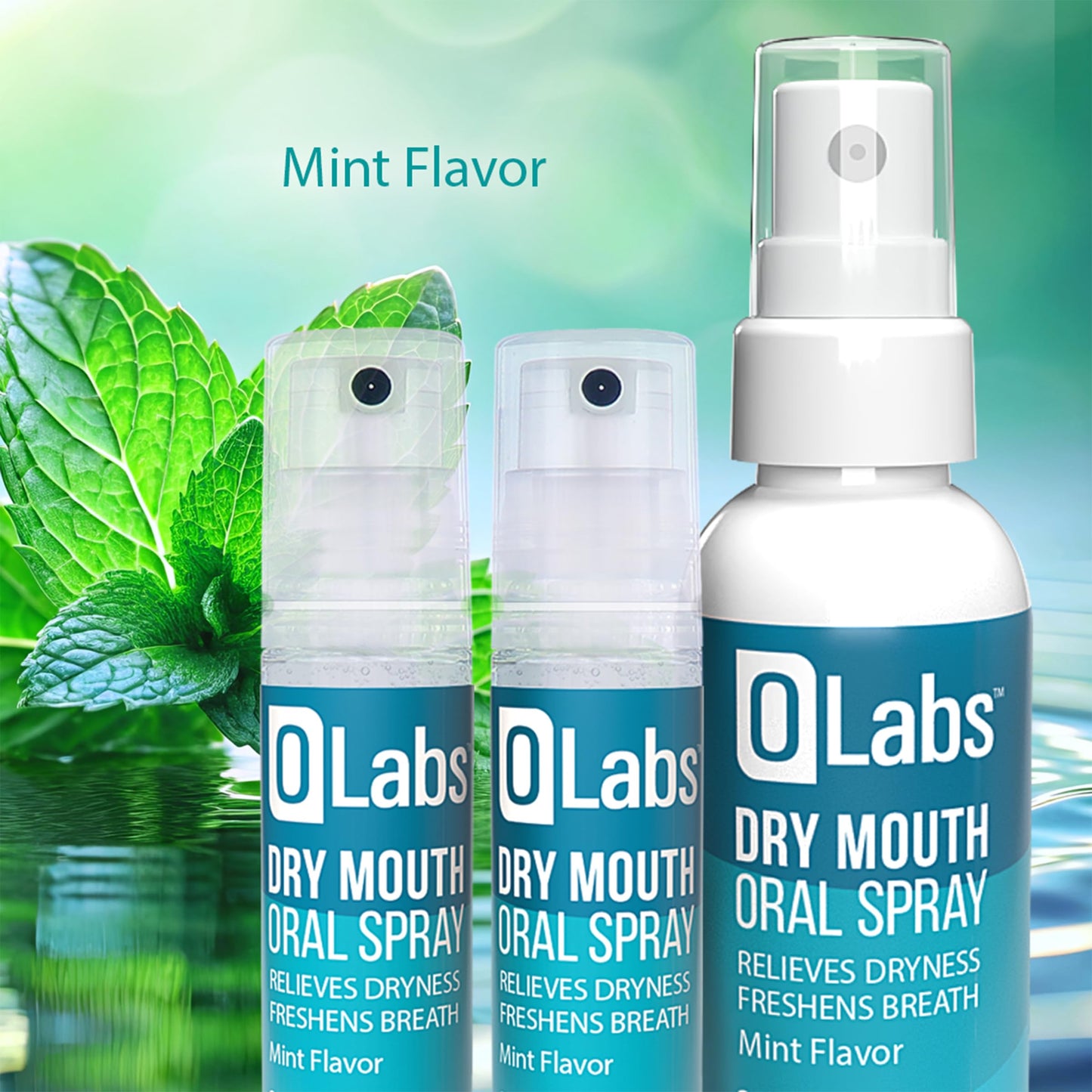 OLabs Dry Mouth Spray – Mint Flavor | Sugar Free & Alcohol Free Value Pack
