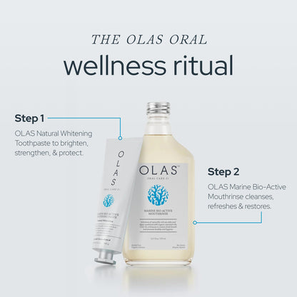 OLAS Marine Sea Mint Bio-Active Toothpaste – Fluoride Free, SLS Free (3.5oz)