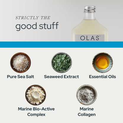 Olas Alcohol Free Mouthwash & Oral Rinse - Fluoride Free Marine Mouthwash 500 ml