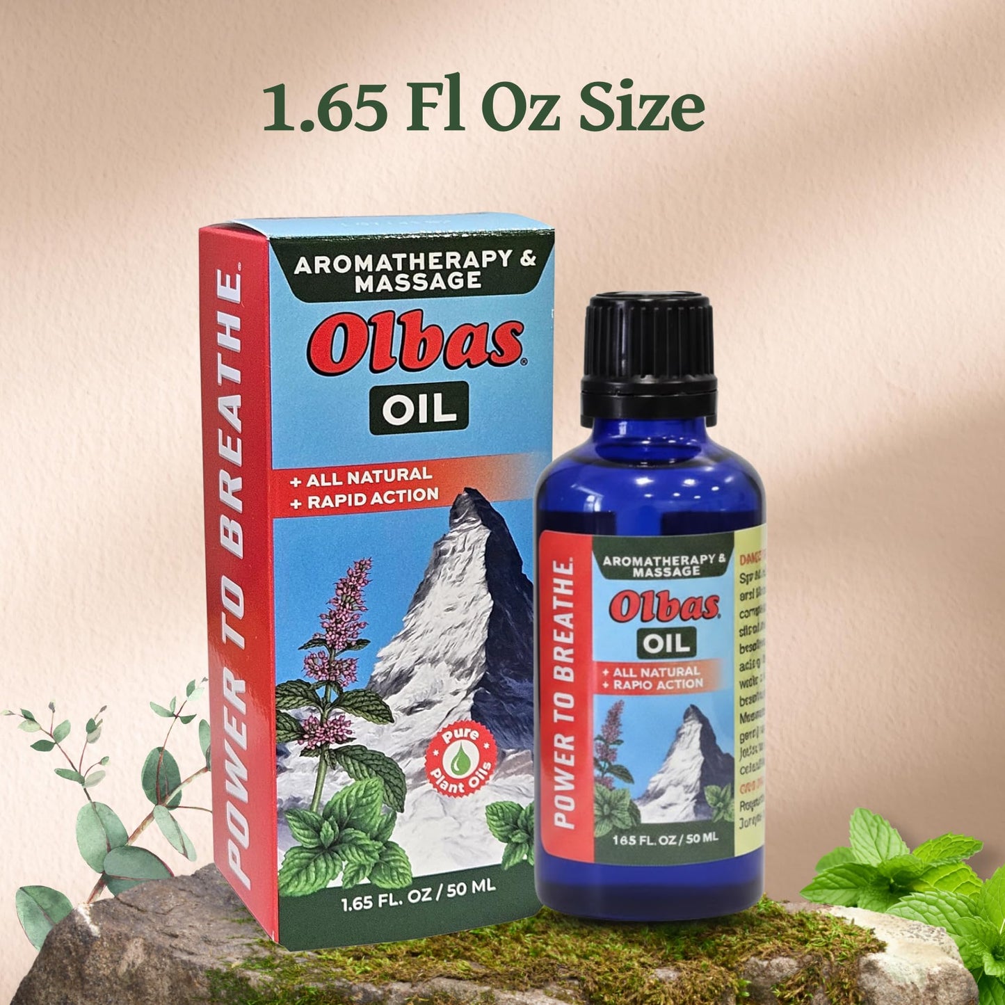 Olbas Massage and Aromatherapy Oil - 1.65 Fl Oz | Swiss Herbal Remedies for Muscle Relaxation & Pain Relief