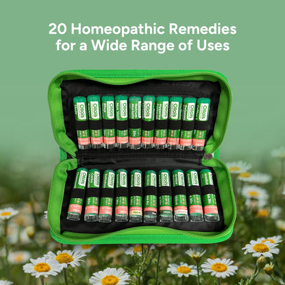 OLLOIS Organic Homeopathic Medicine Starter Kit – Lactose-Free (20 Pack)