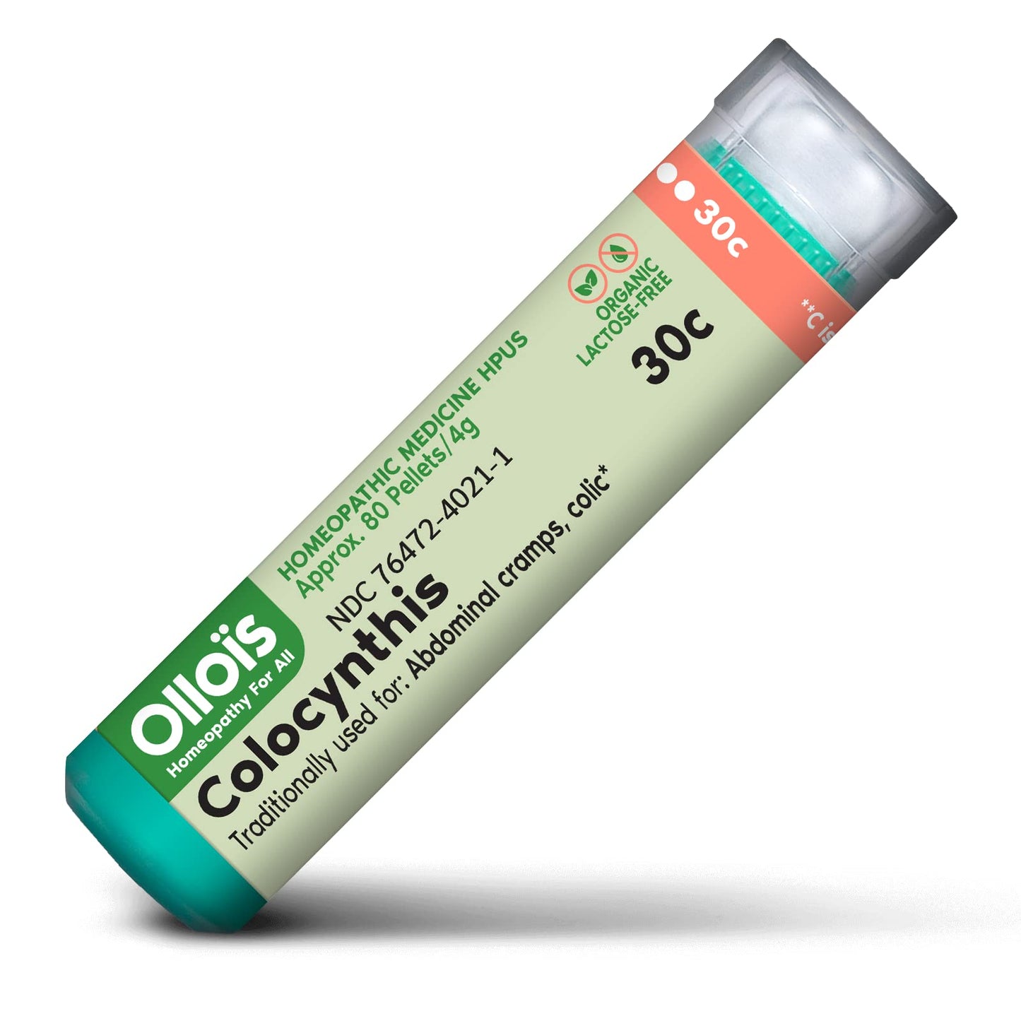 OLLOIS Colocynthis 30c Organic – Lactose-Free, Vegan Homeopathic Medicine | 80 Pellets