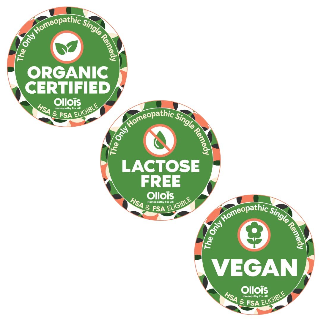 OLLOIS Essential Kit - 10 Organic, Lactose-Free, Vegan Homeopathic Remedies
