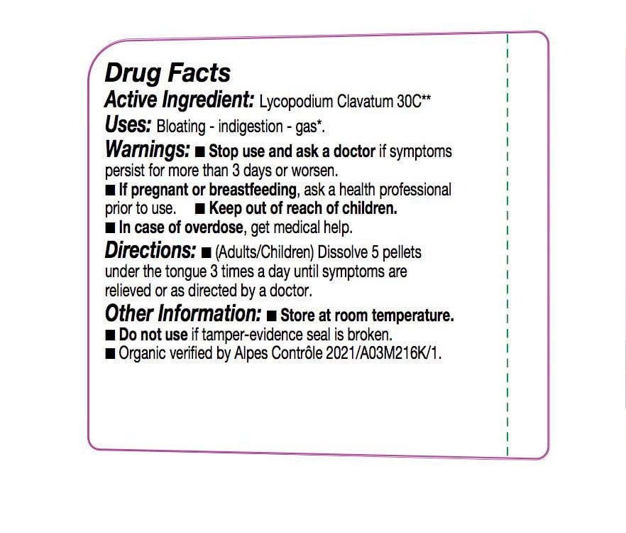 OLLOIS Lycopodium Clavatum 30C – Organic, Lactose-Free Homeopathic Medicine | 80 Pellets