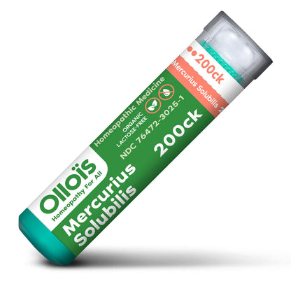 OLLOIS Mercurius Solubilis 200ck – Organic, Lactose-Free, Vegan (80 Pellets, Pack of 1)