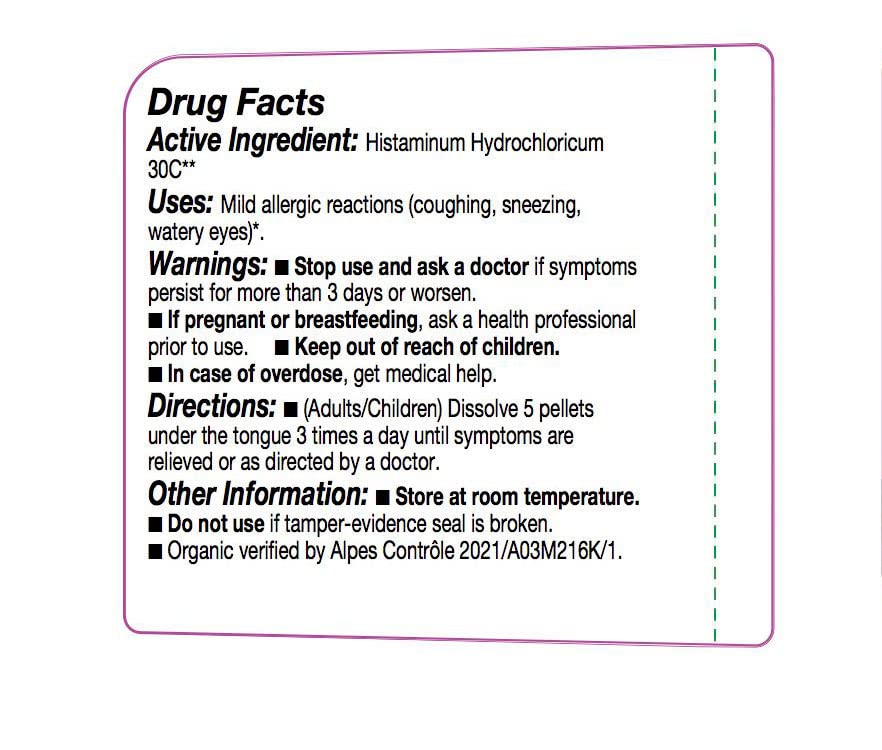 OLLOIS Histaminum Hydrochloricum 30C – Organic Lactose-Free Homeopathic Medicine