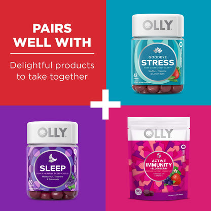 OLLY Multi + Probiotic Gummy – 1B CFUs, Immune & Digestive Support, Tropical Twist, 70 Count