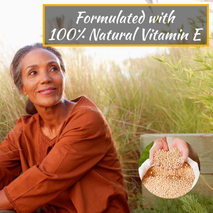Olympian Labs Vitamin E Complete Tocomin 200IU – 60 Softgels | Supports Brain, Skin & Hair