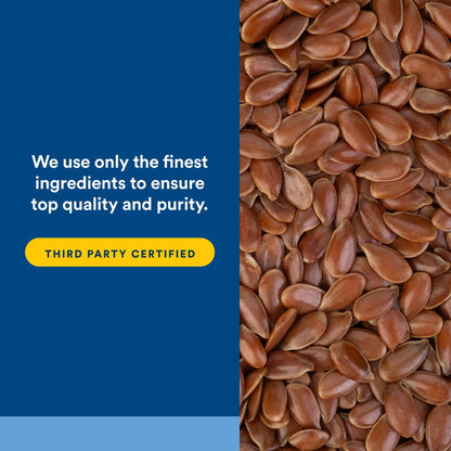 Omega Factors Flaxseed Oil by Natural Factors – 180 Softgels | Omega-3, 6 & 9