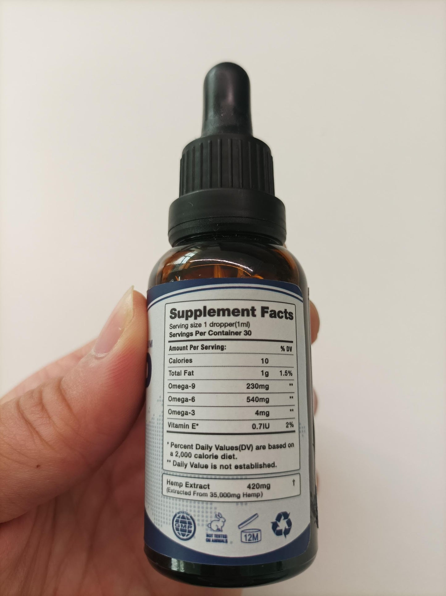 CHANUBITO 4 Pack Omega Oil Drops – Organic High Potency