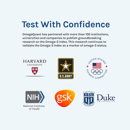 OmegaQuant Omega-3 Index Basic – Original Home Blood Test Kit (1 Test Kit)