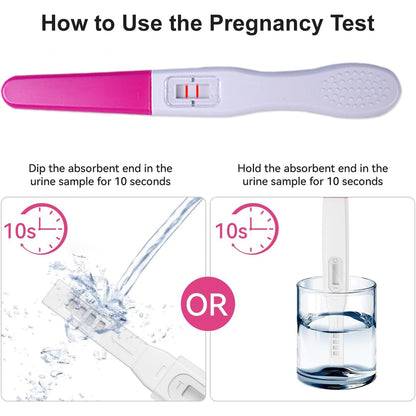 OMGWYSIWYG 6 Days Early Pregnancy Test Kit – Ultra-Sensitive 10 mIU/mL, 3-Pack