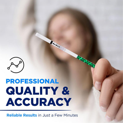 [5 Pack] OMGWYSIWYG Pregnancy Test Strips Bulk – HCG Early Detection, Easy at Home