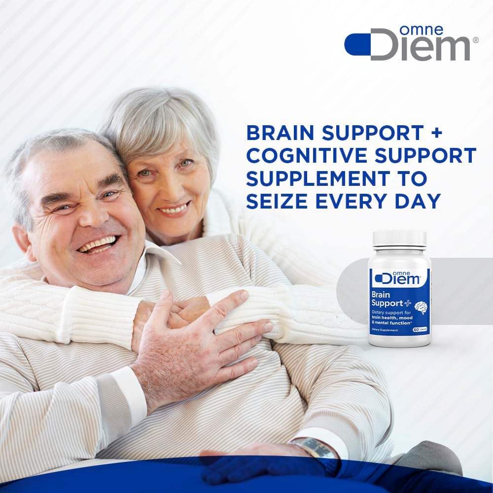 Omne Diem Brain Support with Cerenx and MecobalActive | 60 Capsules – Brain Health & Mood