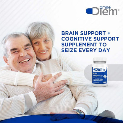 Omne Diem Brain Support with Cerenx and MecobalActive | 60 Capsules – Brain Health & Mood