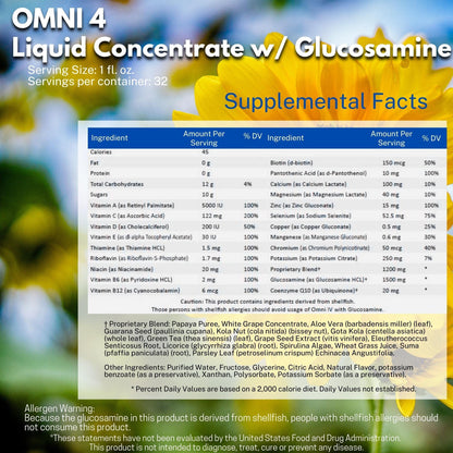 Omnitrition AM & PM Bundle: Omni IV Liquid Vitamin with Glucosamine + OmniTrim Nite Lite