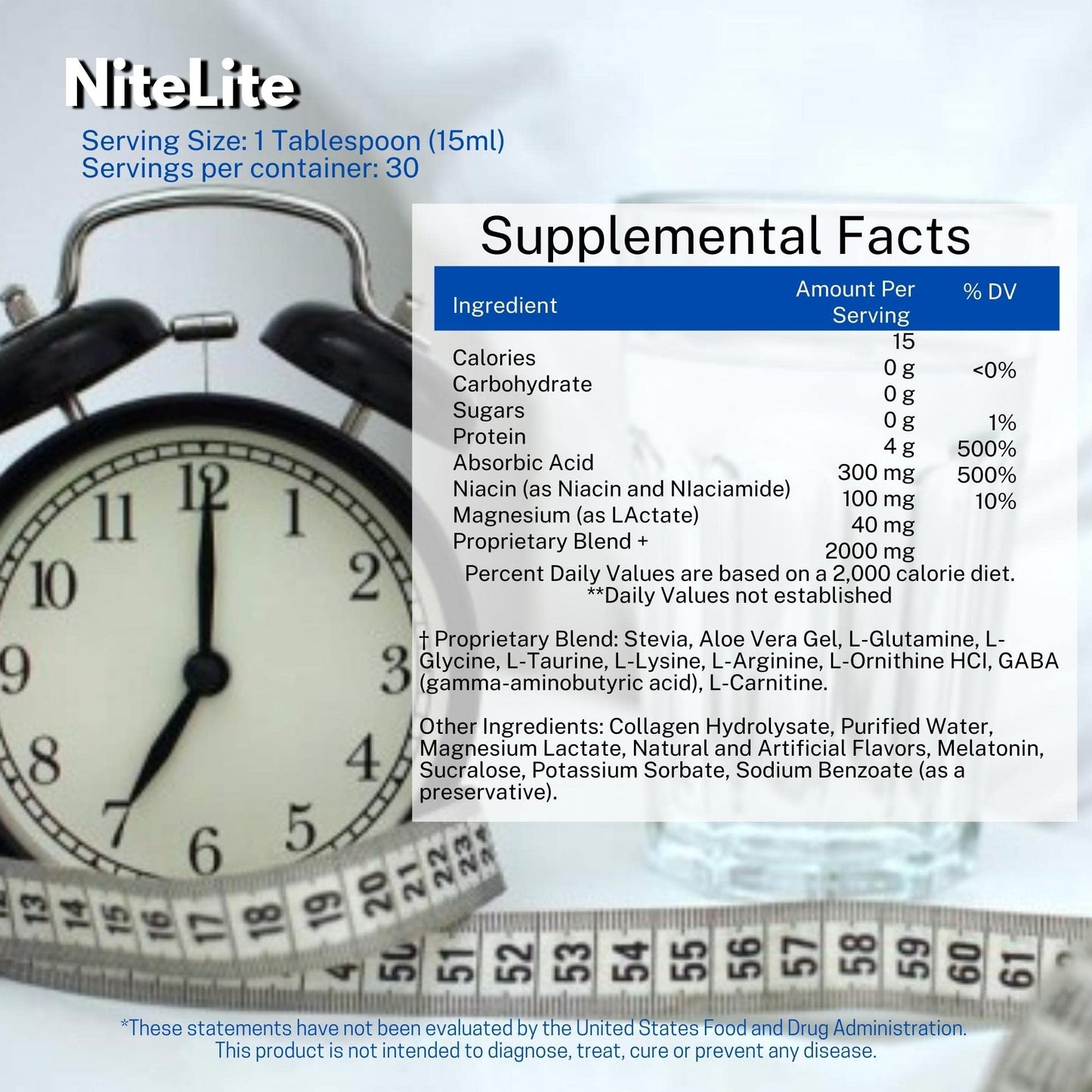 OmniTrim Nite Lite Dietary Supplement – Nighttime Formula, 15 oz