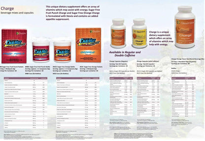 Charge Capsules with Caffeine Dietary Supplement - 90 Capsules | Omnitrition
