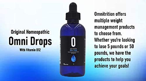 Omni Drops Diet Drops with Vitamin B12 – 4 oz + Program Guide | Omnitrition