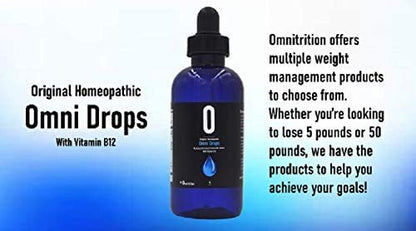 Omni Drops Diet Drops with Vitamin B12 – 4 oz + Program Guide | Omnitrition