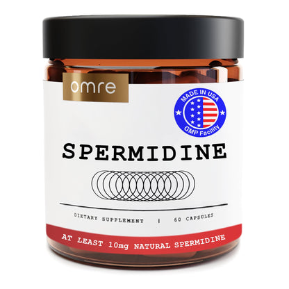 OMRE Spermidine Supplement - 10mg Natural Spermidine per Serving, 1000mg Wheat Germ Extract
