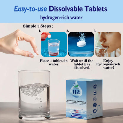 Premium Hydrogen Water Tablets – 12ppm H2 with Magnesium & Antioxidants