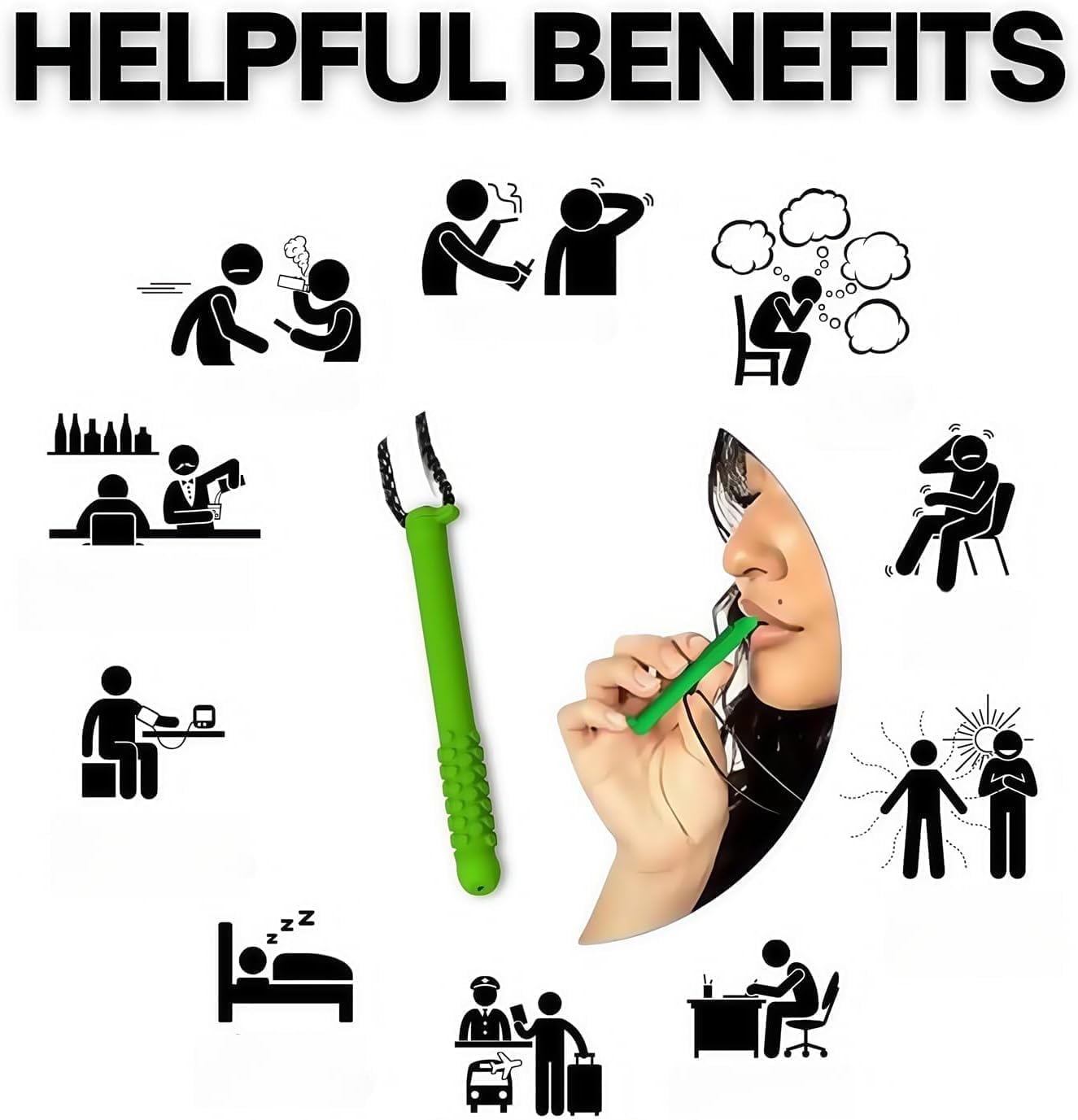 Chewable Breath Sticks with Essential Oils – Quit Smoking Aids & Focus