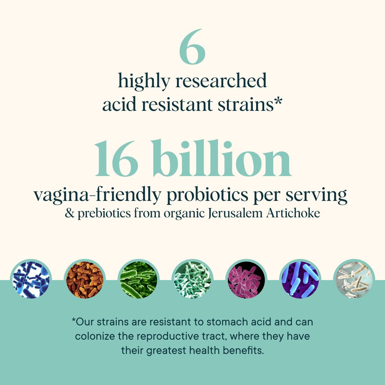 Ora Organic Prebiotics & Probiotics for Women — 16B CFU, 6 Strains, 60 Vegan Capsules