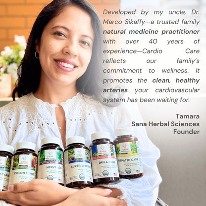 Artery Plaque Support & Circulation – 4-Element Heart Health Supplement | Sana Herbal Sciences